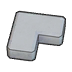 Concrete border (corner)
