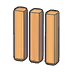 Wooden posts