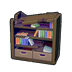 Broken bookcase