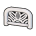 Arched barrier (leaf pattern)