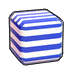 Horizontal-stripe print