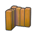 Wooden siding (corner)