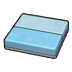 Flat stone roof