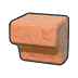 Carved light-brown rock