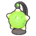 Green meteor lamp