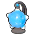 Indigo meteor lamp