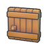 Large wooden door