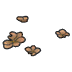 Dry green shoots