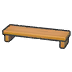 Wooden bench