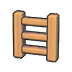 Wooden ladder