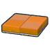 Flat brick roof