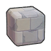 Damaged stone tiling