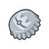 Silver Bottle Cap