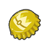 Gold Bottle Cap