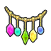 Jewel wall decoration