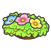Wall-mounted flowers