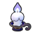 Eerie candle