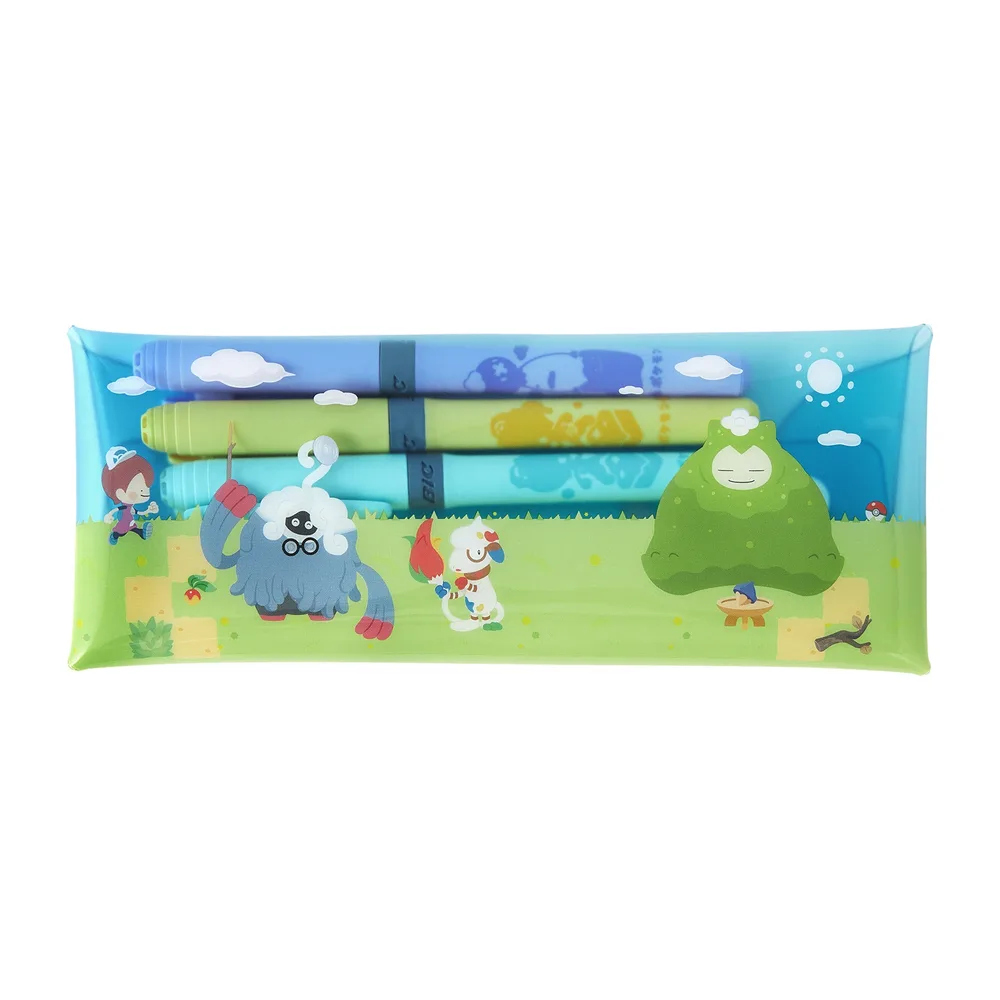 Set di 3 evidenziatori con astuccio Pokémon Pokopia