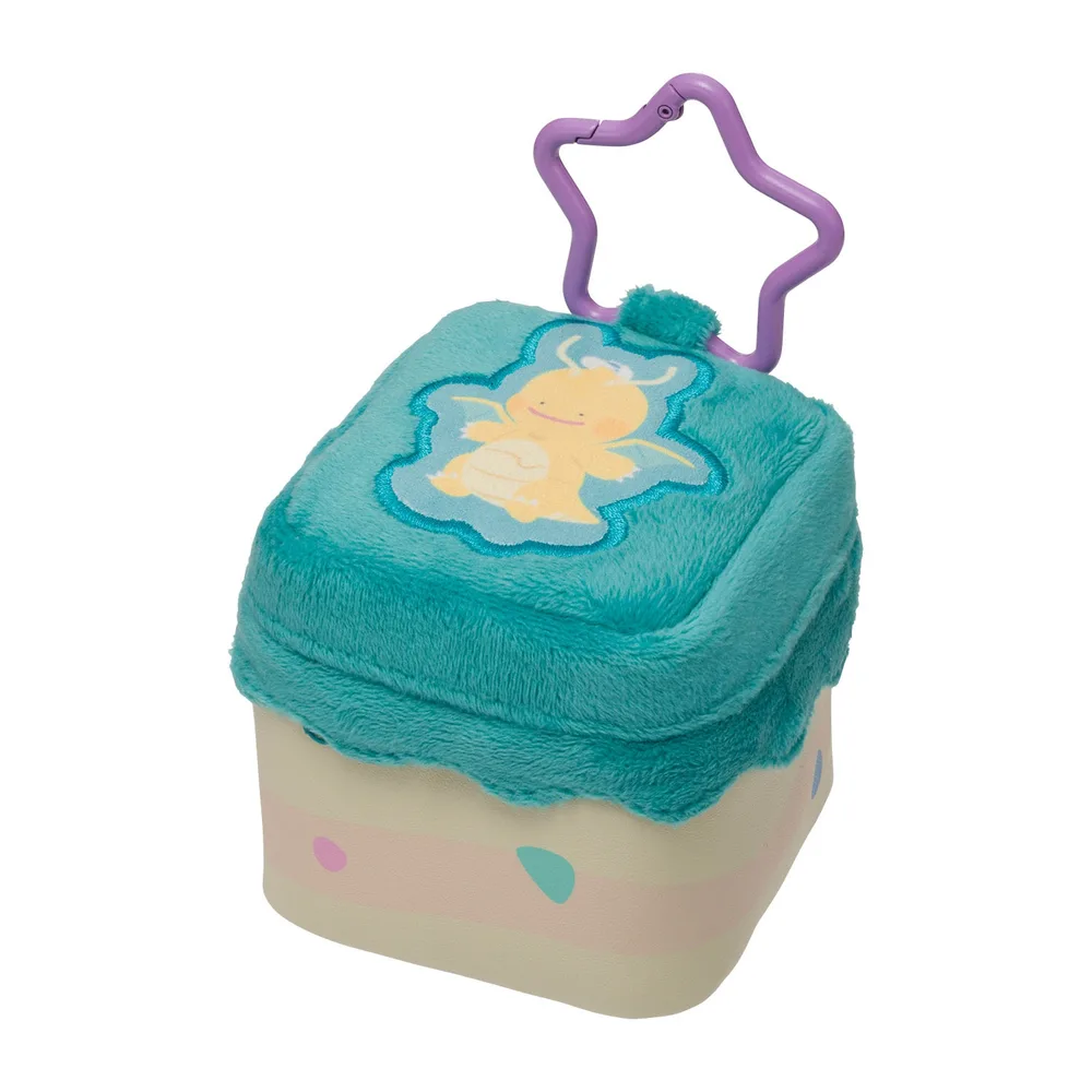Pokémon Pokopia Square Pouch with Carabiner: Ditto (Dragonite transformation)